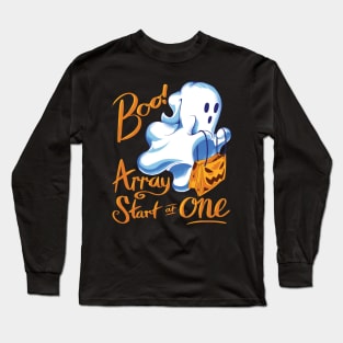 Boo! Array Start at One Long Sleeve T-Shirt